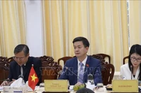 El secretario del Comité del Partido Comunista de Vietnam de la provincia survietnamita de Can Tho, Le Quang Tung, habla en el evento. (Fuente: VNA)