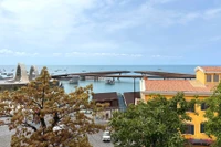 Un rincón del pueblo del atardecer en la isla de Phu Quoc. (Fuente: VNA)