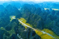 Zona turística de Tam Coc - Bich Dong. (Foto: VNA)