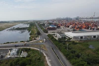 Zona de libre comercio Cai Mep Ha en Ciudad Ho Chi Minh. (Fuente: VNA)