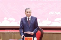 El secretario general del Partido Comunista de Vietnam (PCV), To Lam, en el evento. (Fuente: VNA)