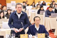 El general de división Nguyen Quoc Toan, jefe de Oficina del Ministerio de Seguridad Pública de Vietnam y su portavoz, en el evento. (Fuente: VNA)