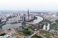 Un rincón de de la península de Thu Thiem (ciudad de Thu Duc). (Fuente: VNA)