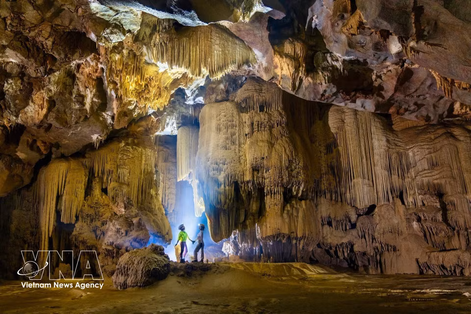 La cueva Thang recibió su nombre en honor a un residente local que descubrió su entrada. (Foto: VNA)