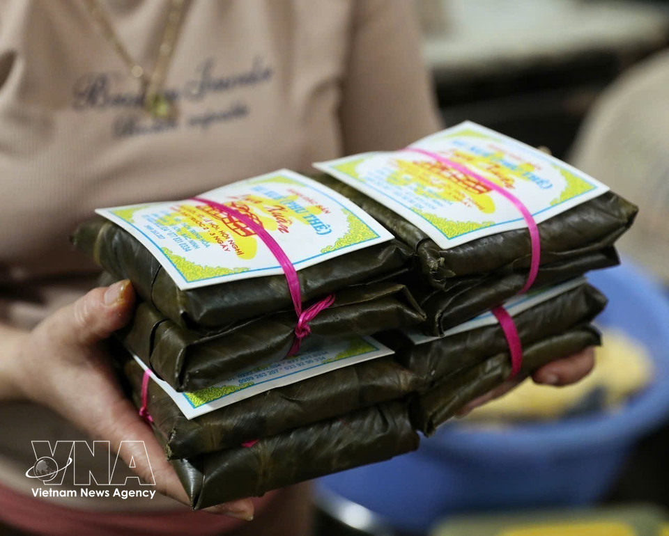 El pastel Phu The una vez terminado. (Foto: VNA)