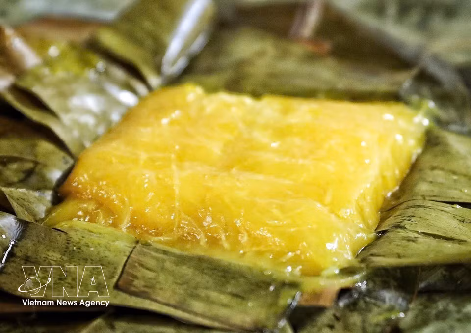 El pastel Phu The tiene un sabor dulce y suave característico. (Foto: VNA)