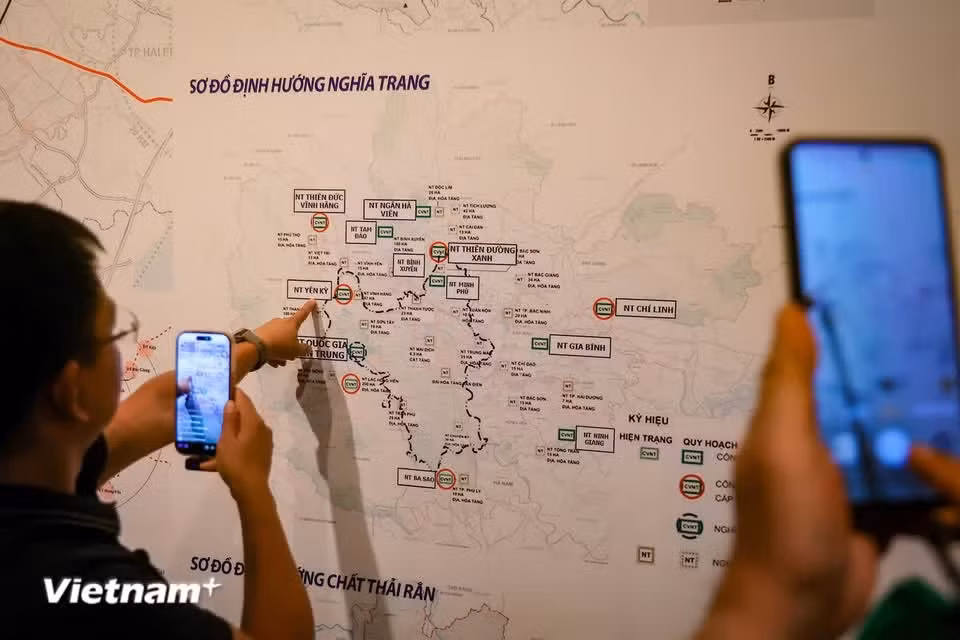 Se presentan planes detallados de sectores clave para el desarrollo futuro de Hanoi. (Foto: Vietnam+)