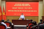 El primer ministro Pham Minh Chinh dirige directamente la respuesta a la tormenta Kajiki. (Foto: VNA)