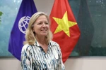 Mariam J. Sherman, directora del Banco Mundial (BM) en Vietnam, Camboya y Laos. (Foto: Dieu Linh/Vietnam+)