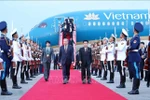 El secretario general To Lam llega a Pyongyang para iniciar su visita de Estado a Corea del Norte y asistir a la ceremonia conmemorativa del 80.º aniversario de la fundación del Partido del Trabajo de Corea. (Foto: VNA)