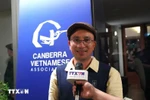 Harry Hoang, presidente de la Asociación de Vietnamitas en Canberra. (Foto: VNA)