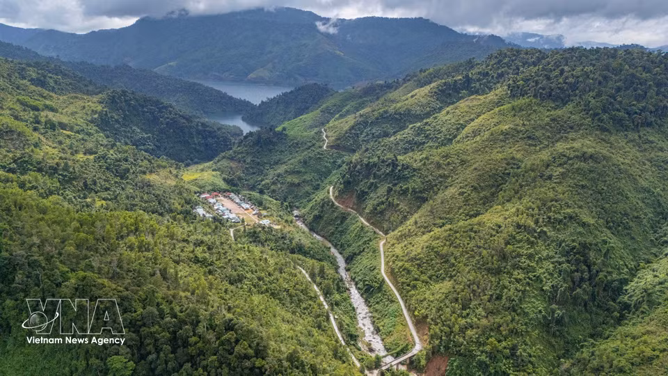 El oeste de Da Nang cuenta con una amplia cobertura vegetal, pero las dificultades de las infraestructuras de transporte siguen obstaculizando el traslado de los productos agrícolas. Foto: VNA