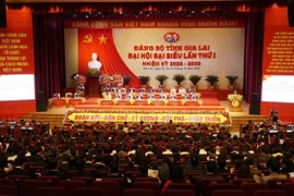 La primera Asamblea del Comité del Partido de la provincia de Gia Lai, correspondiente al mandato 2025–2030 (Foto: VNA)