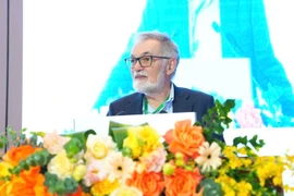 Eprofesor Guy Marks, de la Universidad de Nueva Gales del Sur (Australia), destaca los avances de la medicina global. (Foto: VNA)