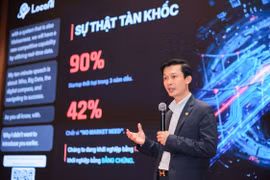 El presidente de LocaAI, Vu Ngoc Quyet, en el evento. (Foto: VNA)