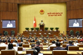 La Asamblea Nacional de Vietnam debate la prohibición del óxido nitroso (gas de la risa) y nuevas sustancias psicoactivas en la Ley de Inversión enmendada. (Foto: VNA)
