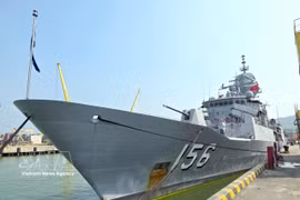 Buque de la Armada de Australia llega a Da Nang en visita de amistad (Foto: VNA)