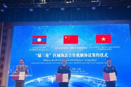 China, Laos y Vietnam ponen en marcha mecanismo de cooperación para aplicación de la ley (Foto: VNA)