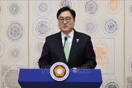 El presidente de la Asamblea Nacional de Corea del Sur, Woo Won Shik. (Foto: Yonhap/VNA)