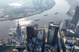 El Centro Financiero Internacional de Vietnam en Ciudad Ho Chi Minh escala posiciones globales. (Foto: VNA)