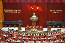 El secretario general del Partido Comunista de Vietnam, To Lam, pronuncia discurso de clausura. (Foto: VNA)