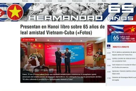 El sitio web de Prensa Latina lanza la columna «Cuba-Vietnam: 65 años de hermandad». (Foto: VNA)