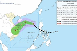 Tifón Fengshen se intensificará tras cambio de trayectoria. (Foto: Centro Nacional de Pronóstico Hidrometeorológico de Vietnam)