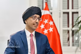 El embajador de Singapur en Vietnam, Rajpal Singh. (Foto: VNA)