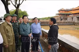 El viceprimer ministro Mai Van Chinh exhorta a intensificar los esfuerzos para proteger el Complejo de Monumentos de Hue. (Foto: VNA)