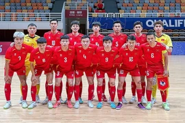 Selección vietnamita de futsal se prepara para Copa Asiática 2026 (Foto: VNA)