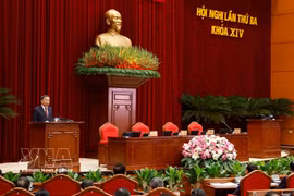 El secretario general del Partido Comunista y presidente de Vietnam, To Lam, en el tercer Pleno del Comité Central. (Foto: VNA)