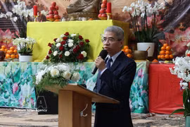 El embajador de Vietnam en Alemania, Nguyen Dac Thanh, en la ceremonia. (Foto: VNA)