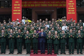 El secretario general del Partido Comunista de Vietnam, To Lam, asiste hoy al XI Congreso Nacional de Emulación Patriótica en todo el Ejército en el período 2020 – 2025. (Foto: VNA)