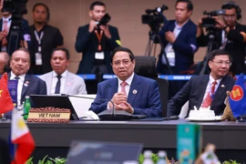 El primer ministro de Vietnam, Pham Minh Chinh, en la Cumbre ASEAN - Australia. (Foto: VNA)