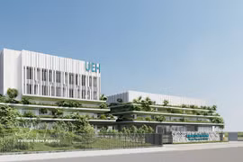 Diseño del proyecto UEH Nexus Campus Nha Trang de la Universidad de Economía de Ciudad Ho Chi Minh. (Foto: VNA)