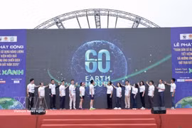 Ceremonia de lanzamiento del Movimiento Nacional para el Uso Eficiente y Ahorrativo de la Energía y Respuesta a la Campaña de la Hora del Planeta 2026. Foto: VNA
