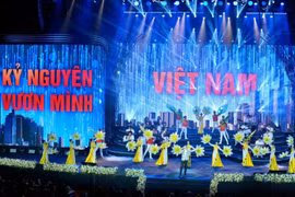 El programa “Primavera de la Patria 2026” con el tema "La Aspiración de Vietnam: Paz y Prosperidad" se llevará a cabo el 8 de febrero de 2026 en Hanoi (Foto: VNA)