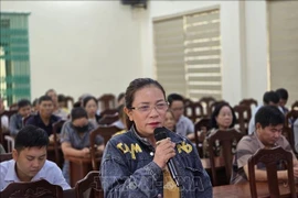 Nguyen Thi Toan, militante partidista en Quang Ninh. (Foto: VNA)