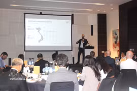 El seminario sobre la modernización del sector industrial de Vietnam se celebró hoy en Ciudad Ho Chi Minh. (Foto: VNA)