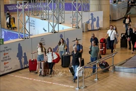 El aeropuerto Ben Gurion, Israel. Foto ilustrativa: AFP/VNA