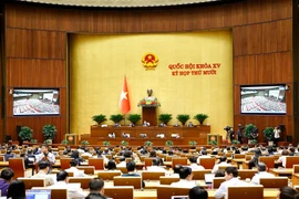 El décimo período de sesiones de la XV Legislatura de la Asamblea Nacional de Vietnam. (Foto: VNA)