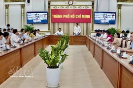 Reunión en Ciudad Ho Chi Minh por la retirada de la “tarjeta amarilla” impuesta por la CE al sector pesquero (Foto: VNA)
