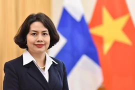 La embajadora de Vietnam en Finlandia, Pham Thi Thanh Binh. (Foto: VNA)