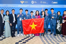 Estudiantes vietnamitas ganan 6 medallas en Olimpiada Juvenil Internacional de Ciencia. (Foto: VNA)