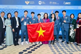 Estudiantes vietnamitas ganan 6 medallas en Olimpiada Juvenil Internacional de Ciencia. (Foto: VNA)