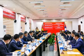 Hanoi y Vientiane refuerzan cooperación bilateral. (Foto: VNA)