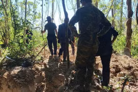 Recuperan cuatro restos de soldados vietnamitas caídos en Laos y Camboya (Foto: VNA)
