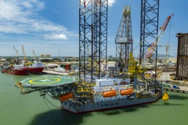 La plataforma de perforación PV DRILLING VIII ha sido reactivada con éxito después de casi una década de inactividad. (Foto: NANGLUONGVIETNAM)