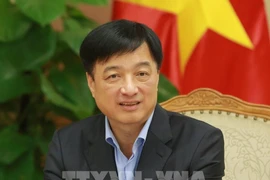 El secretario del Comité del Partido Comunista de Vietnam en Hanoi, Nguyen Duy Ngoc (Foto: VNA)