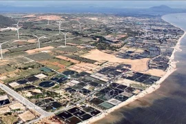 Panorama de la central nuclear Ninh Thuan 1 en la provincia central de Khanh Hoa (Foto: VNA)